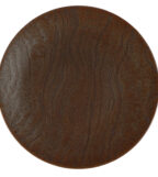 Coupe Dinner Plate 27 Walnut