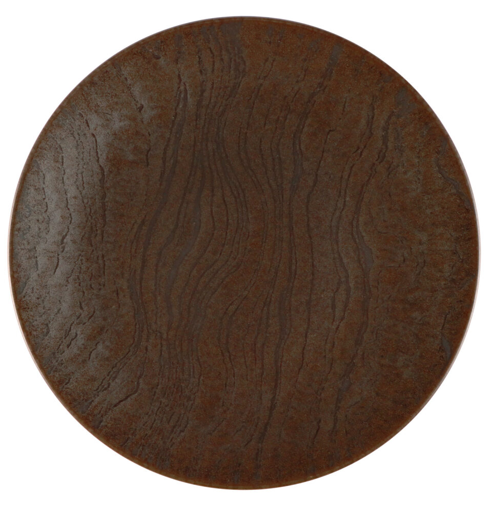 Coupe Dinner Plate 27 Walnut